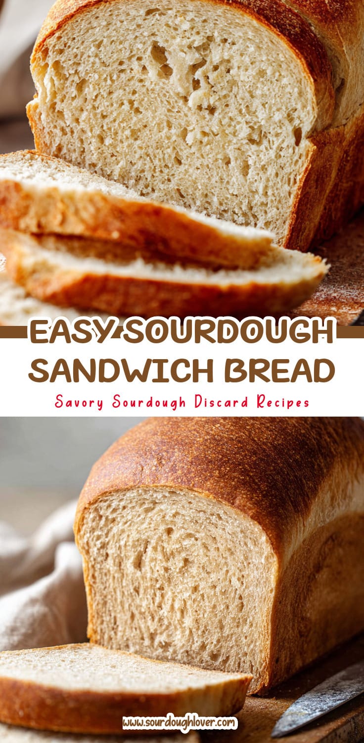 Easy Sourdough Discard Sandwich Bread Recipe for Beginners 14 Easy Sourdough Discard Sandwich Bread Recipe for Beginners