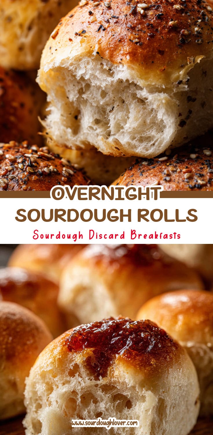 Sourdough Discard Savory Breakfast Rolls (Overnight)
