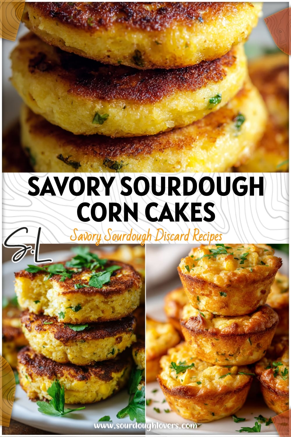 Savory Sourdough Discard Corn Cakes for Easy Snacking