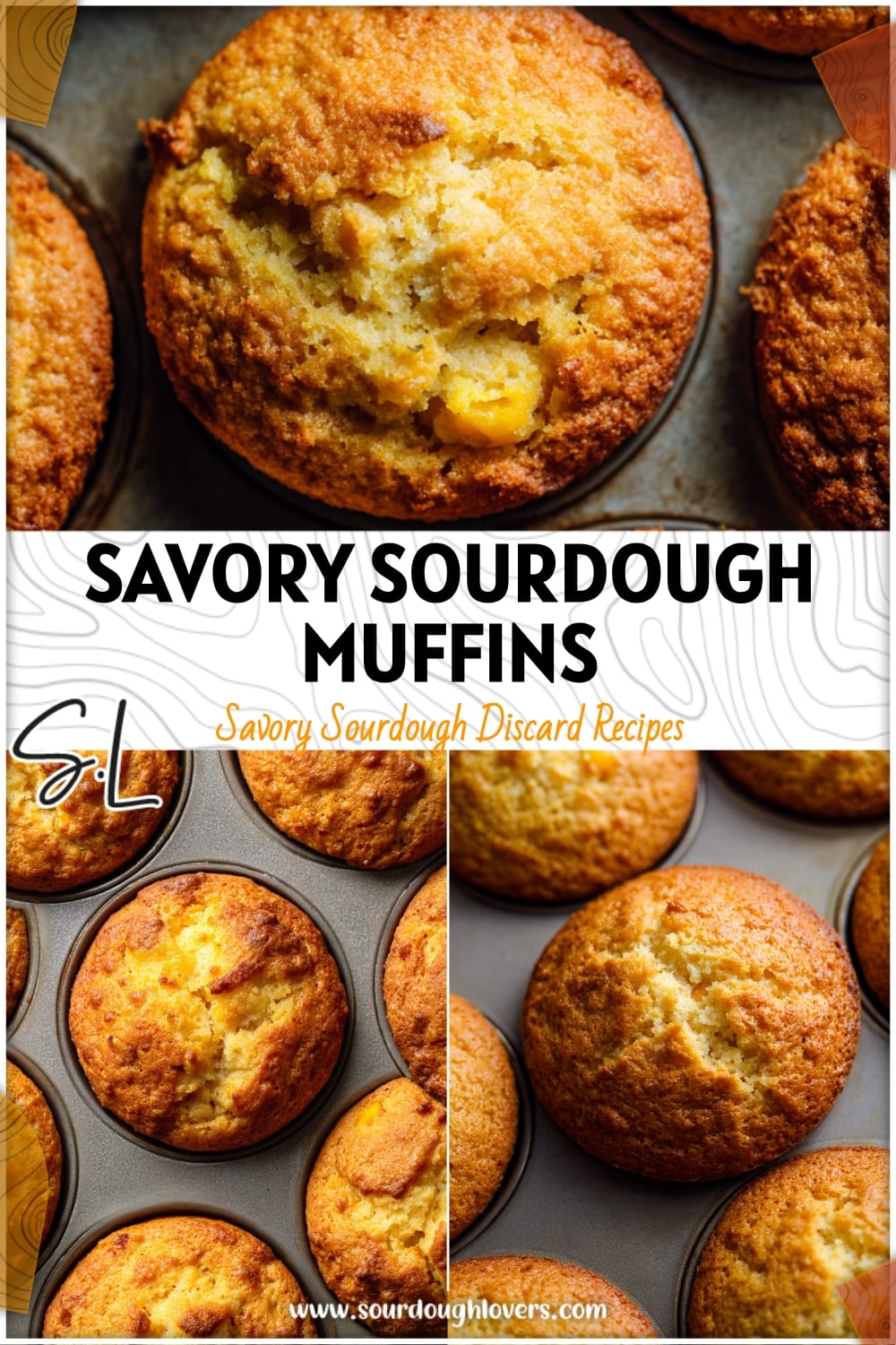 Savory Sourdough Discard Cornbread Muffins for Dinner