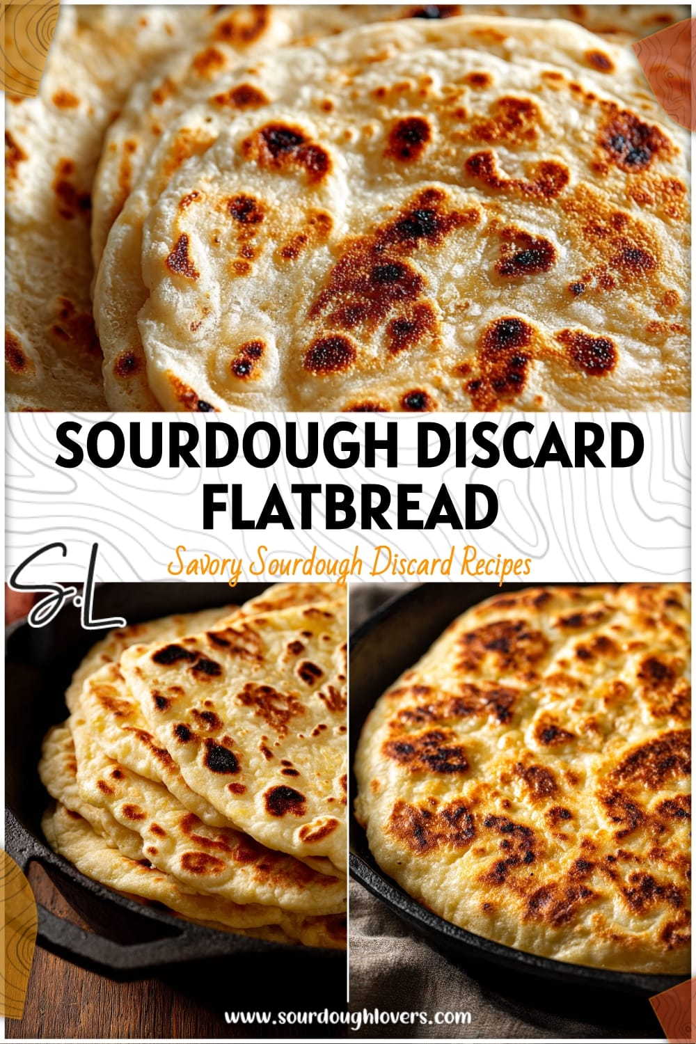 Easy Sourdough Discard Flatbread (Cast Iron Skillet)