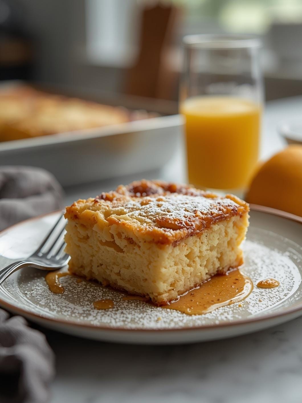 Sourdough Discard Vanilla Sheet Cake Recipe