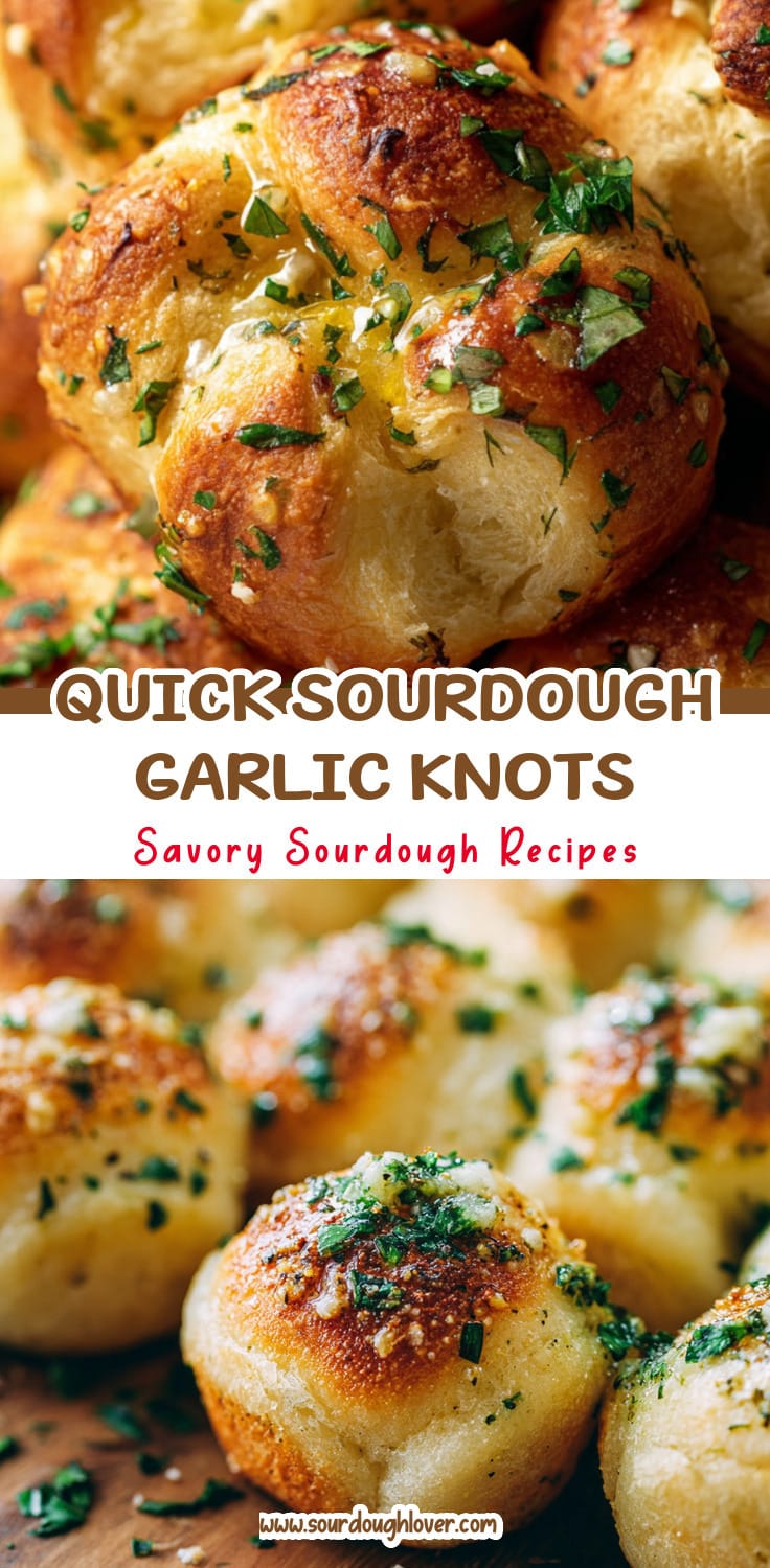 Quick Sourdough Garlic Knots (Same Day Recipe)