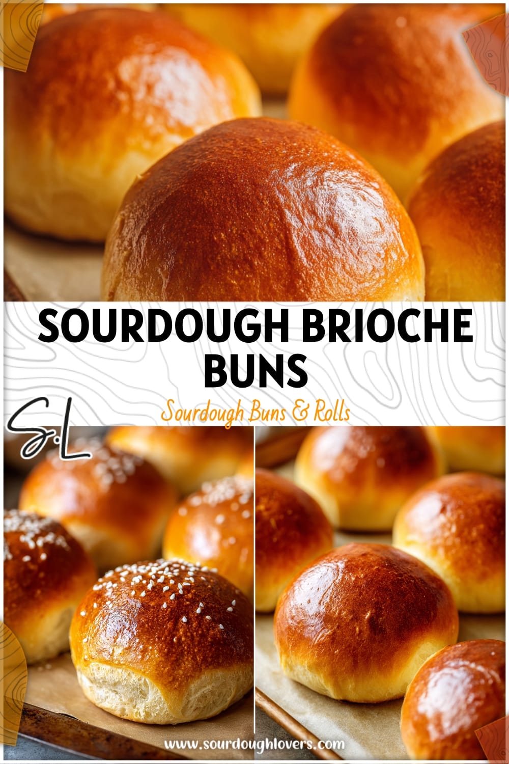 Homemade Sourdough Brioche Buns for Parties