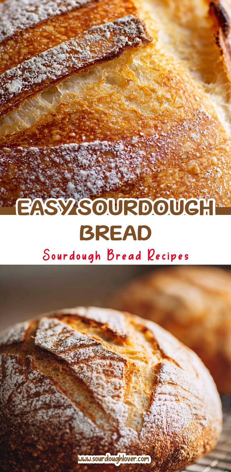 Easy Sourdough Bread for Beginners (No Stress Method)