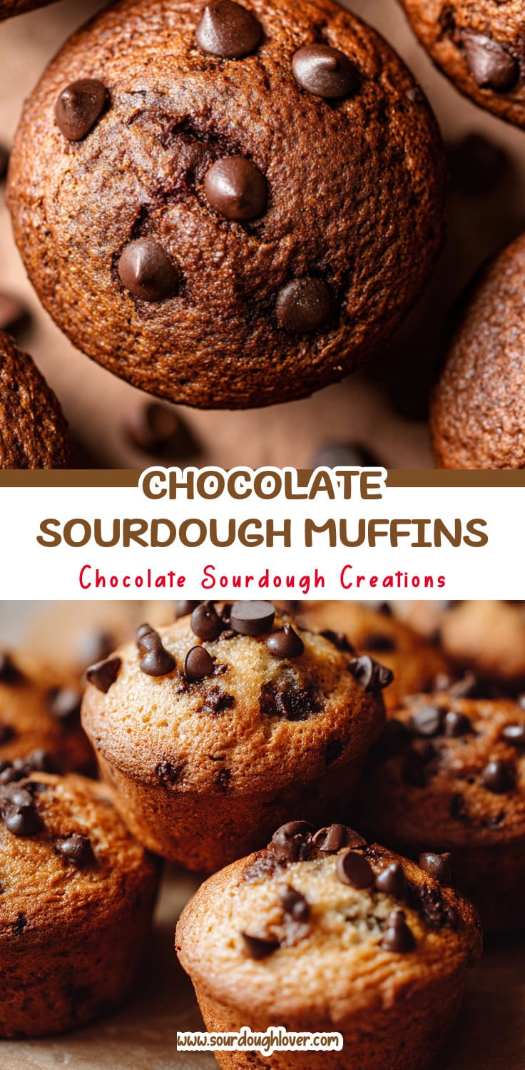 Chocolate Sourdough Chip Muffins: A Delicious Sourdough Add-In Recipe