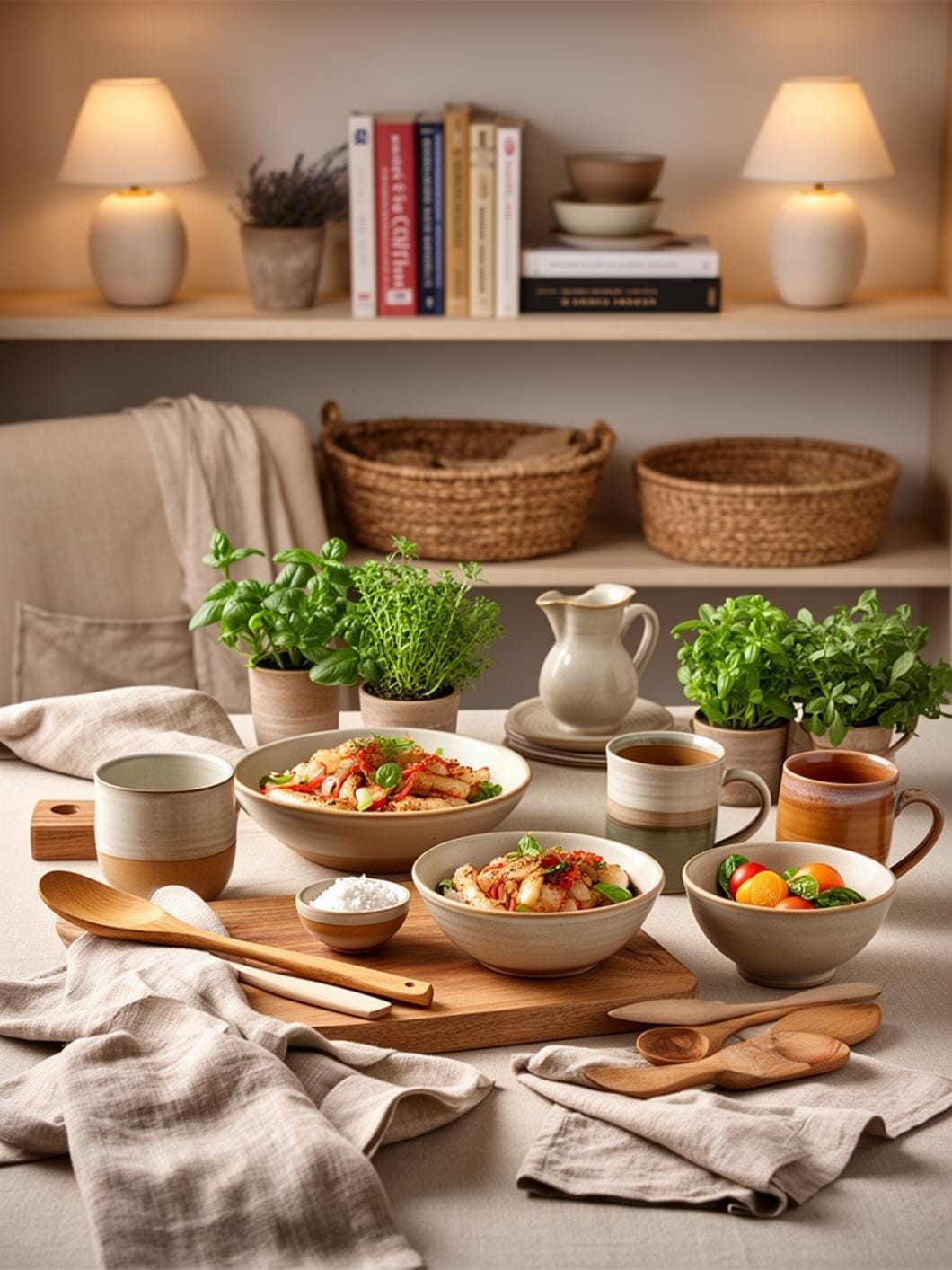 Cozy Rustic Sourdough Kitchen for Slow Living Aesthetic
