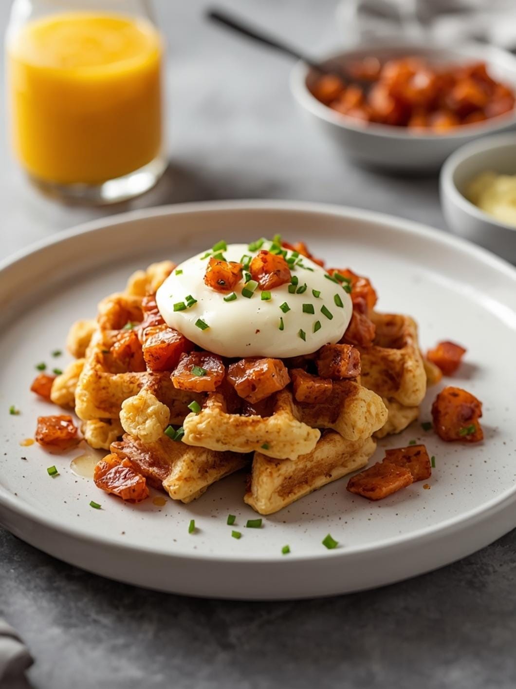 Crispy Sourdough Discard Waffles (No Wait)
