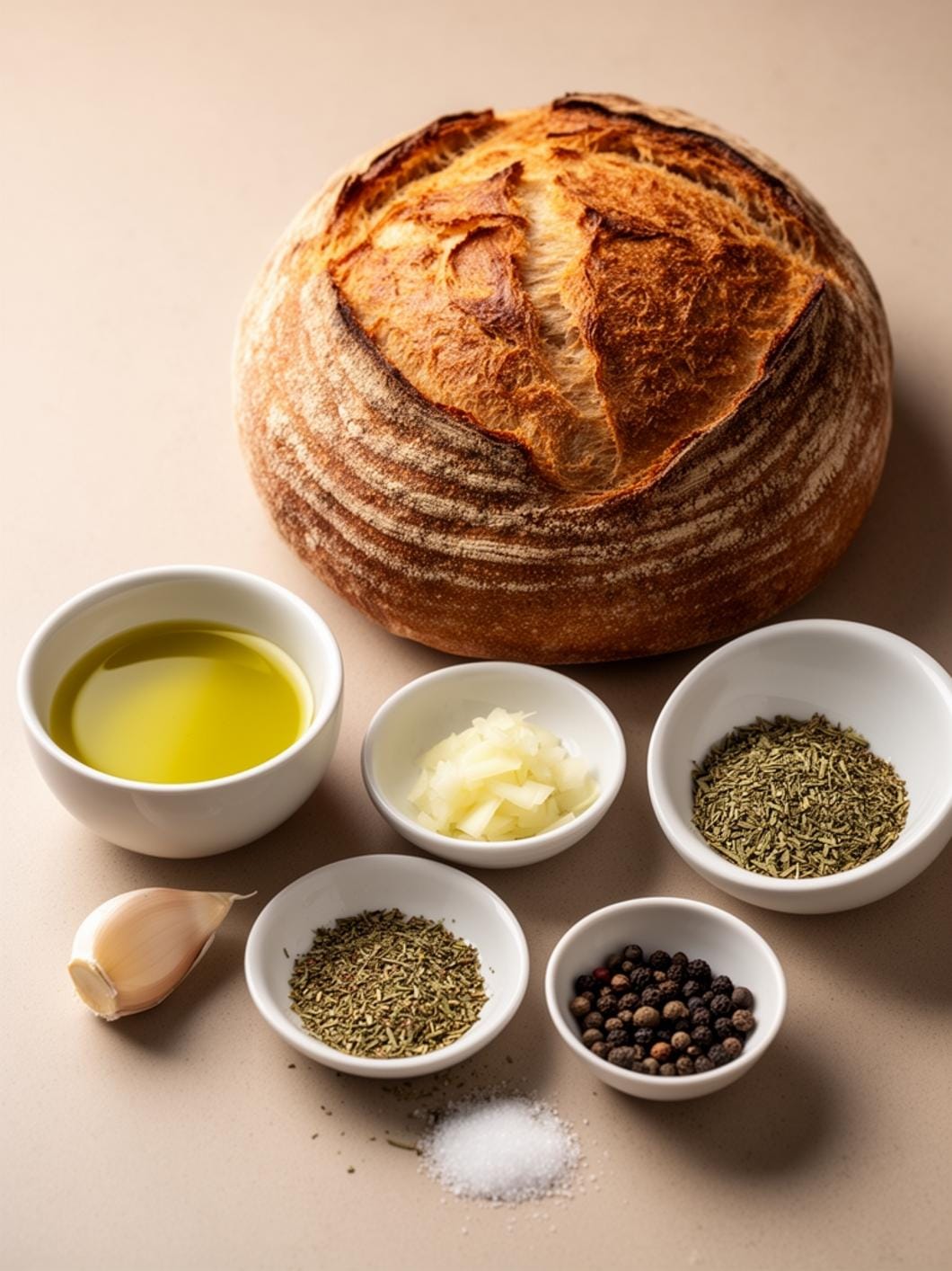 Deep Rustic Sourdough Bread Bowls for Soup