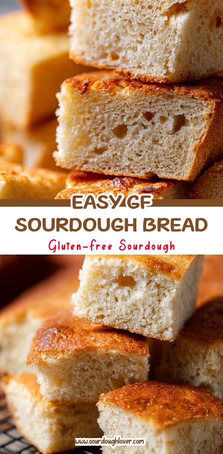 Easy Gluten-Free Sourdough Bread Squares (Homemade)