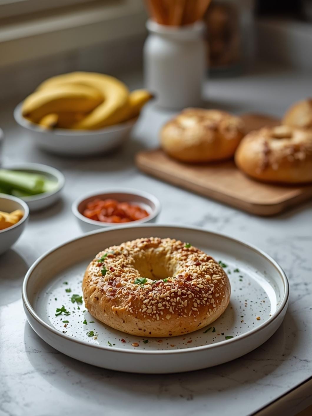 Easy Overnight Sourdough Discard Bagels (No Yeast)