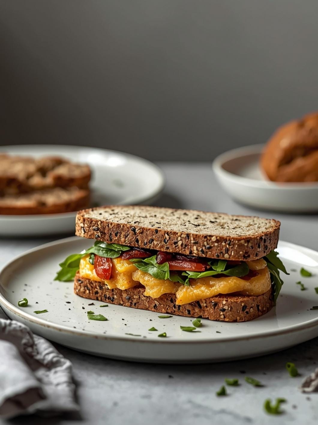 Healthy Sourdough Sandwich Bread for Meal Prep