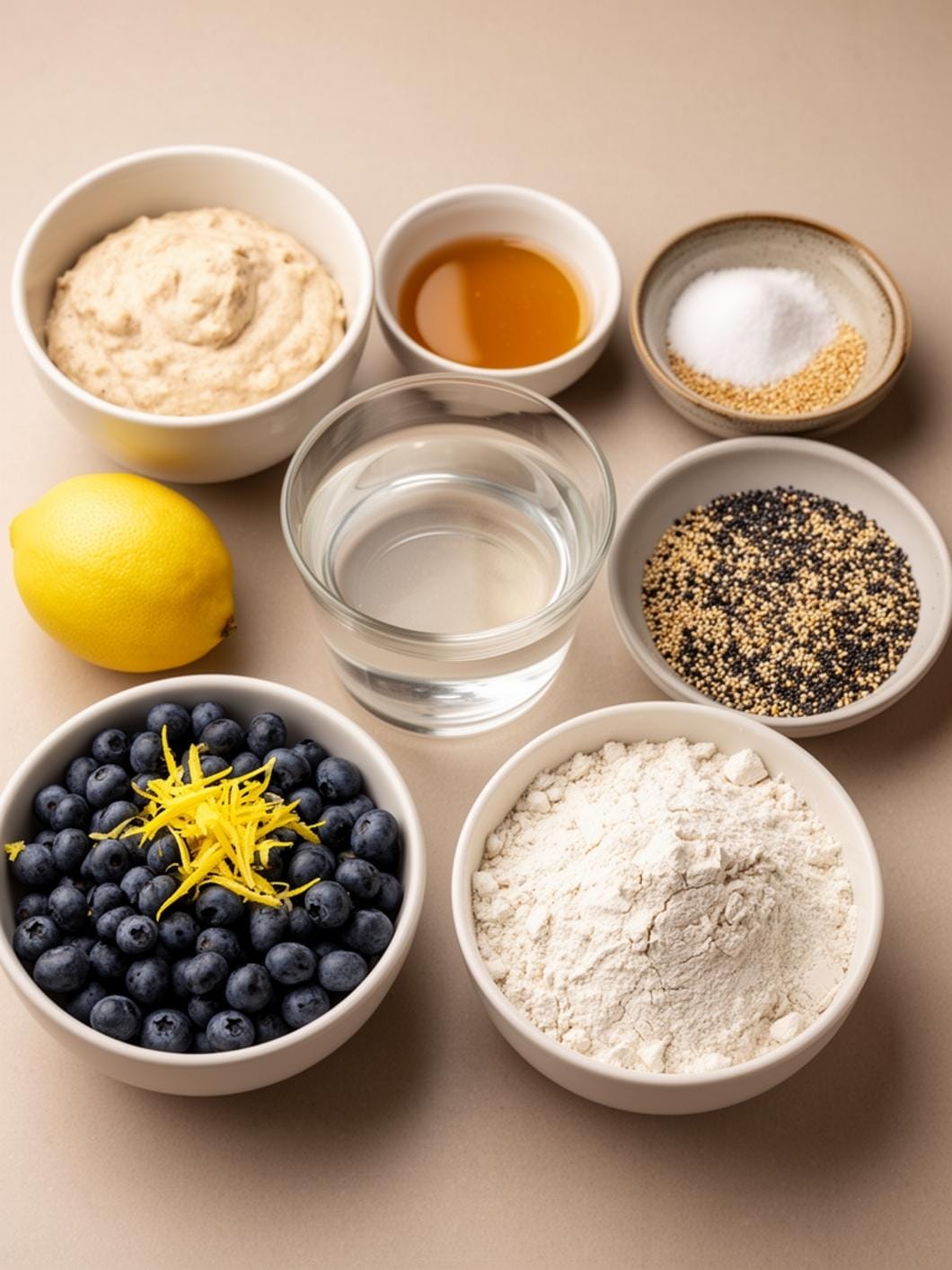 Homemade Blueberry Lemon Sourdough Bagels (Outcome)