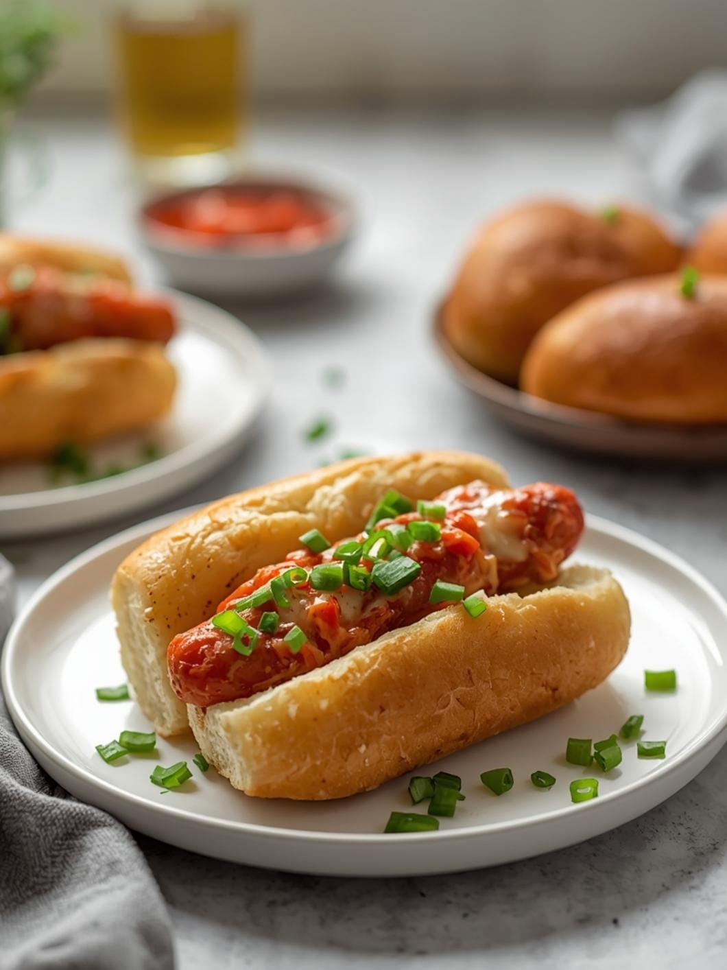 Homemade Sourdough Hot Dog Buns (Fresh & Fluffy)