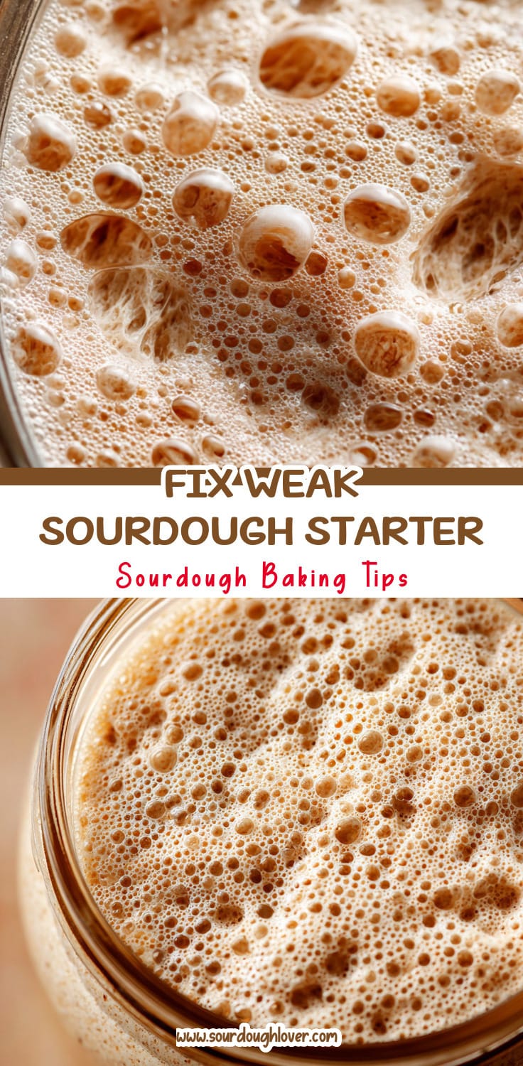 Fix Weak Sourdough Starter: Get a Bubbly, Active Starter Every Time