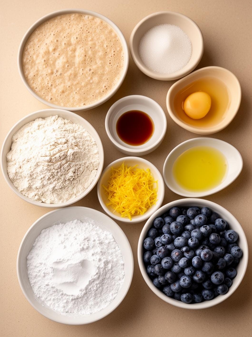 Lemon Blueberry Sourdough Loaf for Breakfast