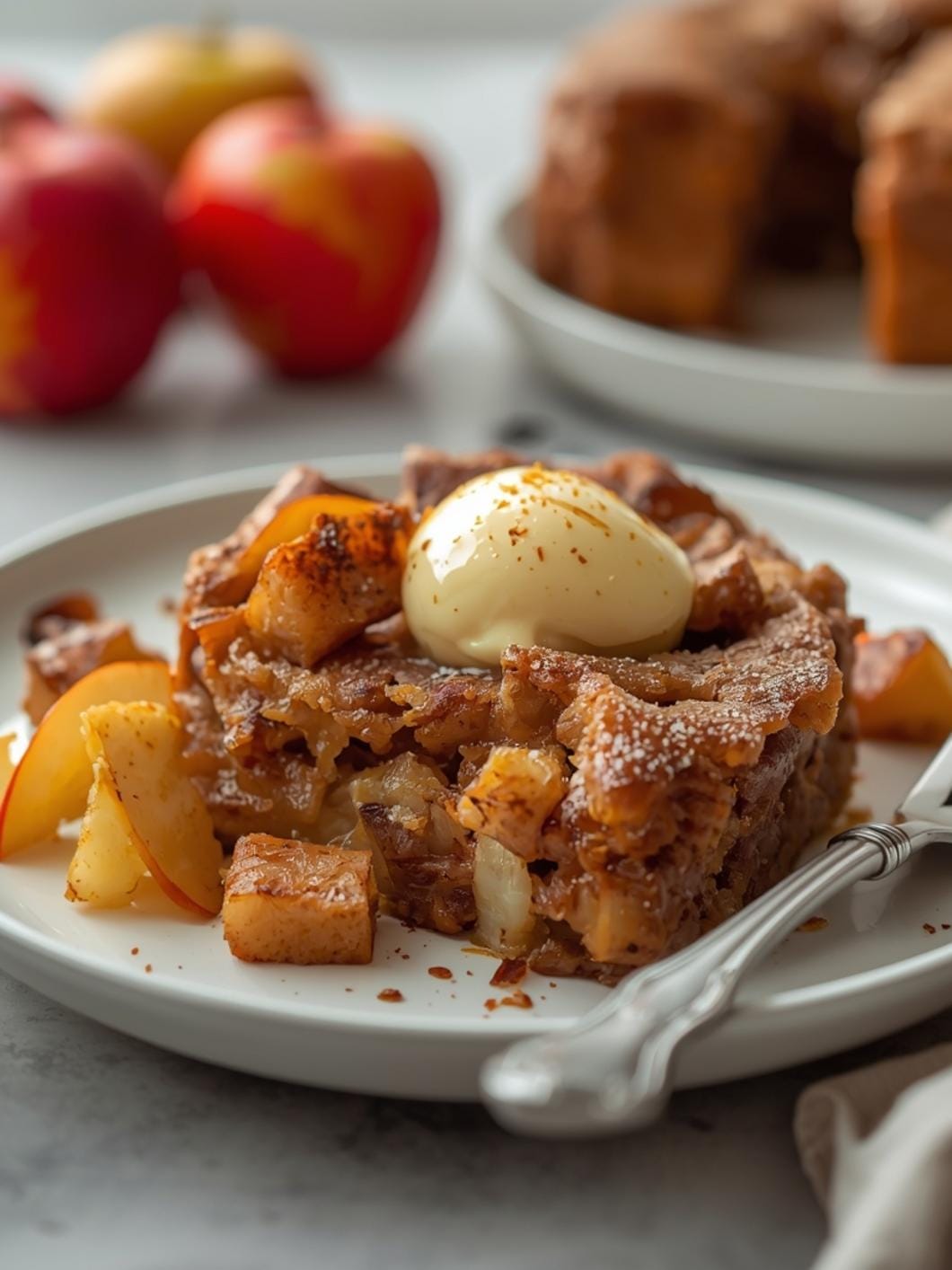 Low-Sugar Apple Cinnamon Sourdough Bread (Breakfast & Dessert)