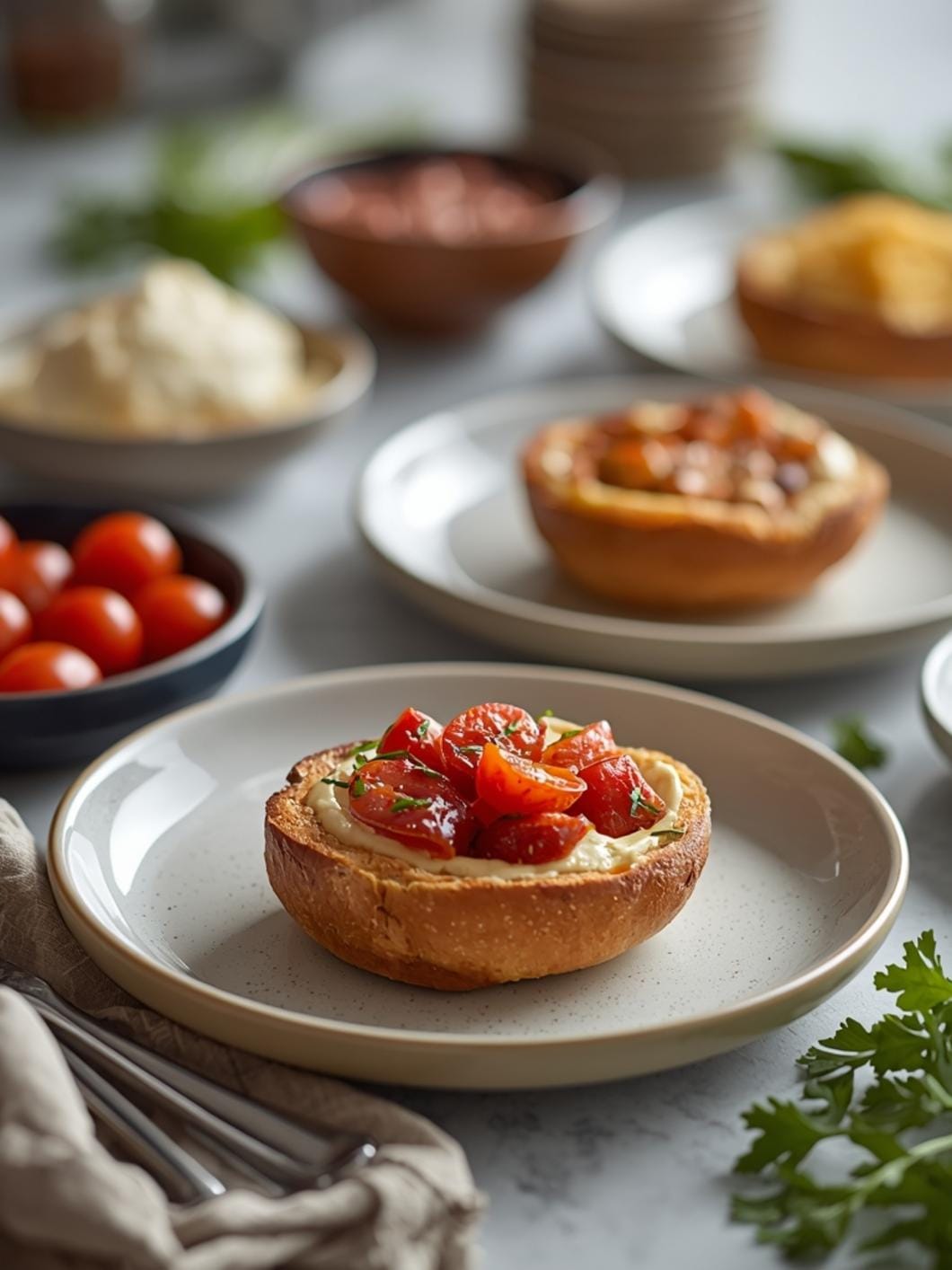 Mini Sourdough Bread Bowls for Dip Platters