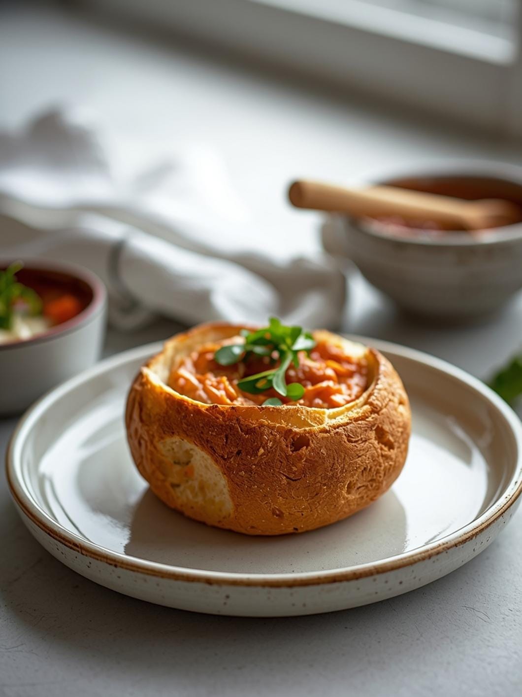 Mini Sourdough Bread Bowls for Dips & Soup