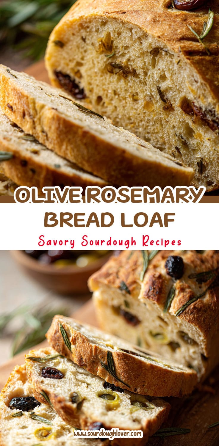 Homemade Olive Rosemary Bread Loaf That Tastes Like a Bakery
