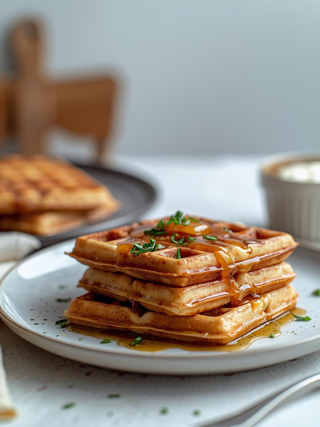 Overnight Sourdough Waffles That Are Quick & Easy