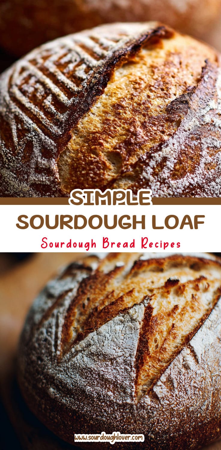 Simple Sourdough Loaf Bread Recipe for Beginners