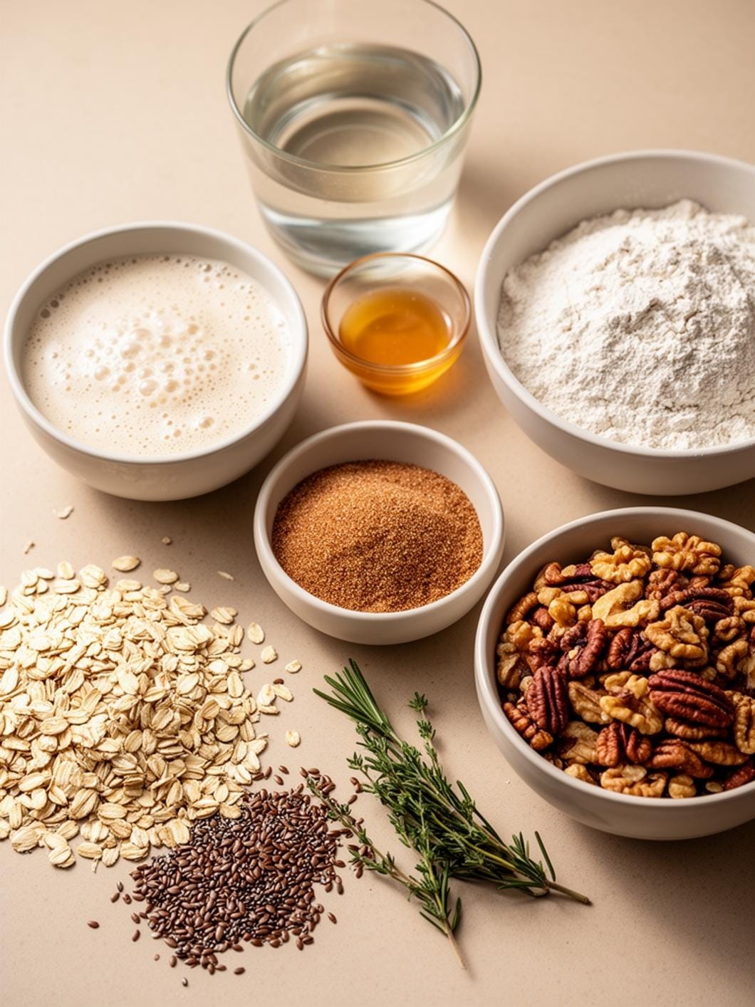 Rustic Honey Oat Sourdough Loaf Recipe