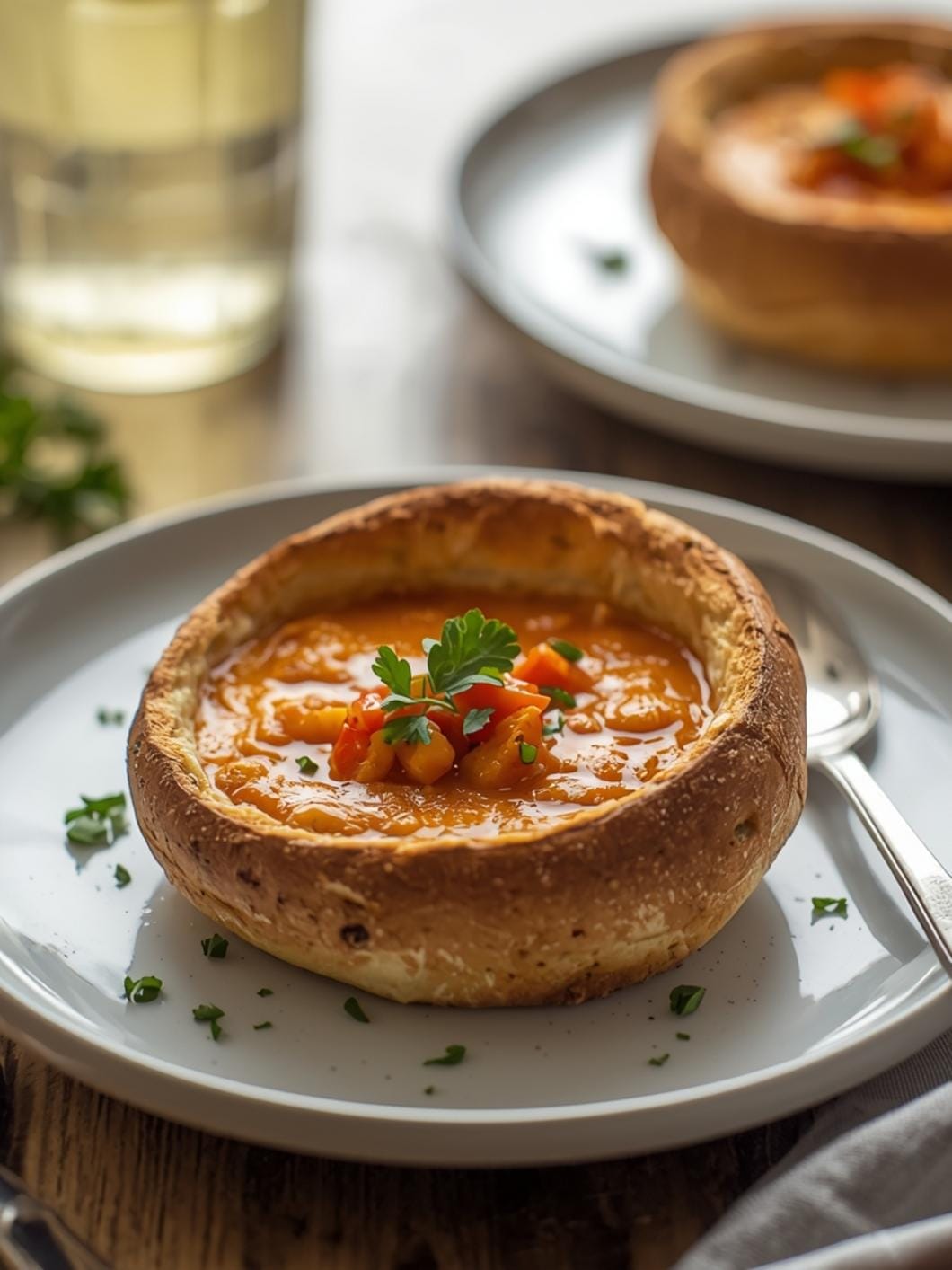 Rustic Sourdough Bread Bowls for Soup (Easy Discard Recipe)