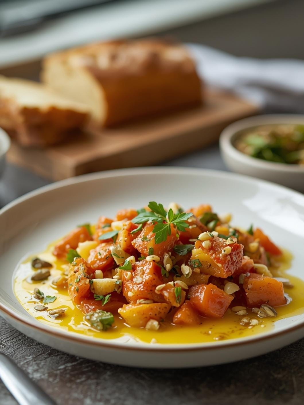 Savory Sourdough Bread with Seeds