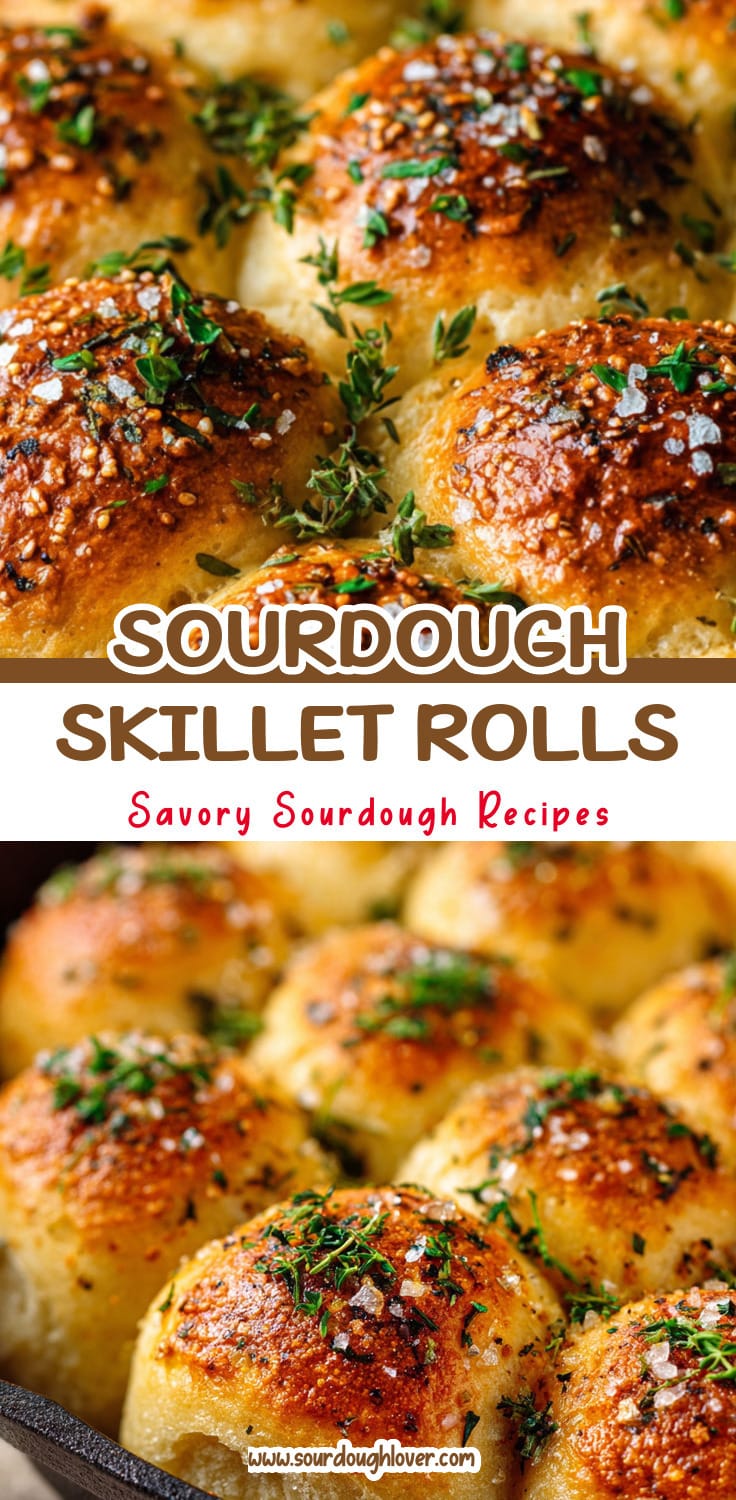 Savory Sourdough Herb Skillet Rolls for Holiday Dinners