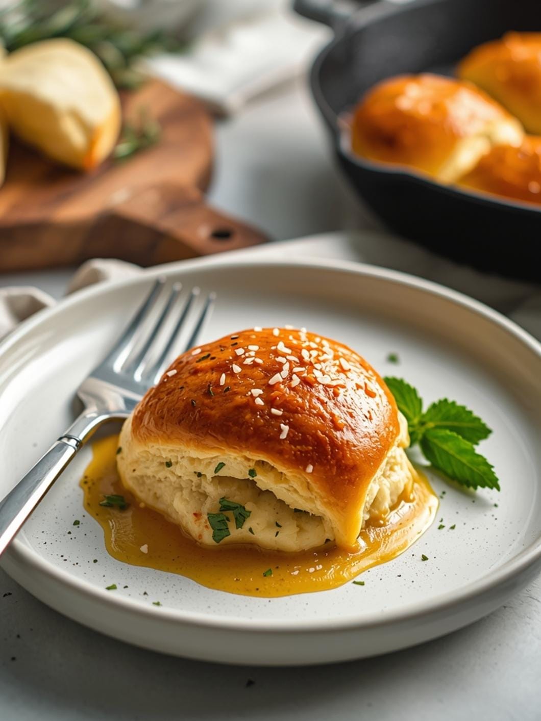 Savory Sourdough Herb Skillet Rolls for Holiday Dinners