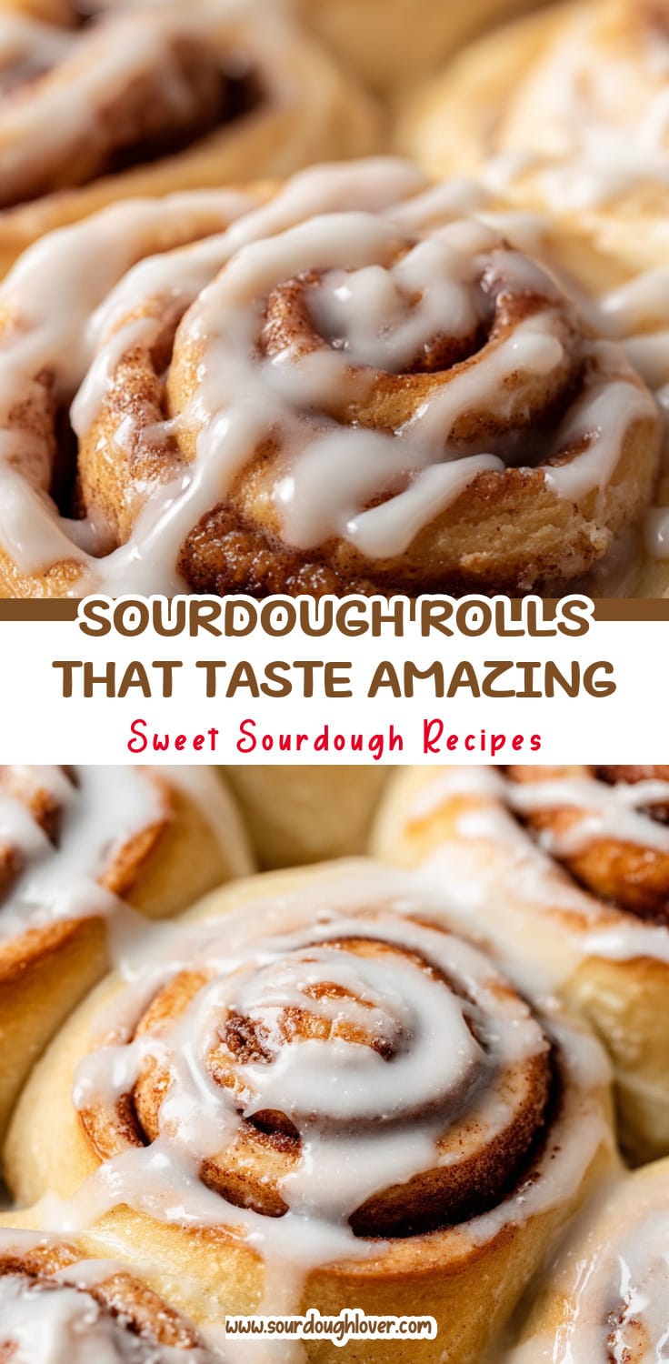 Soft Sourdough Cinnamon Rolls That Taste Amazing