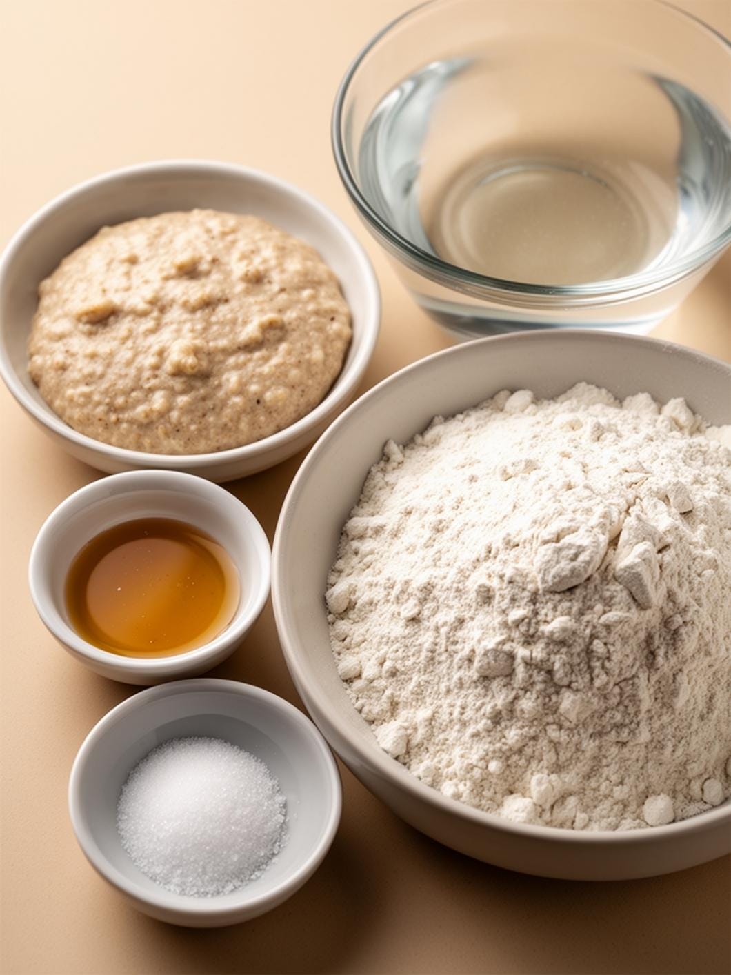 Sourdough Bagel Dough Hydration Chart for Beginner Sourdough Bread