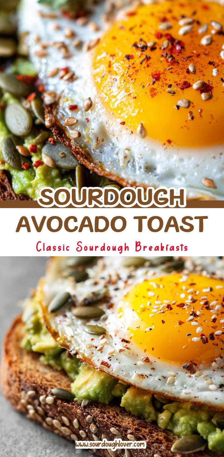 Sourdough Breakfast Toast with Avocado & Seeds (15 Minutes)