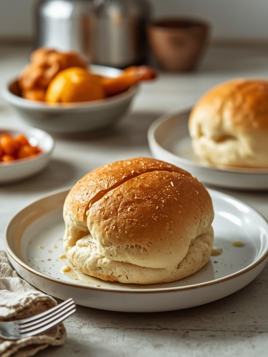 Sourdough Brioche Buns: Sweet & Fluffy Dinner Rolls