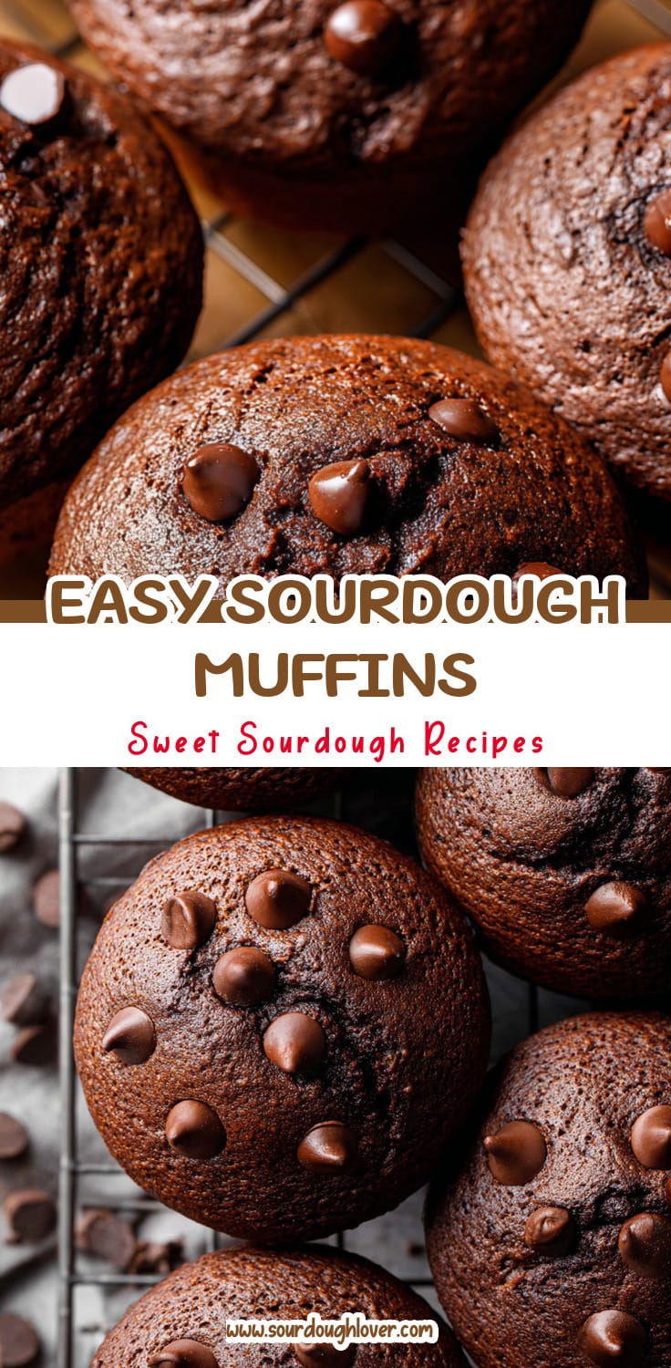 Easy Chocolate Sourdough Muffins for a Quick Breakfast