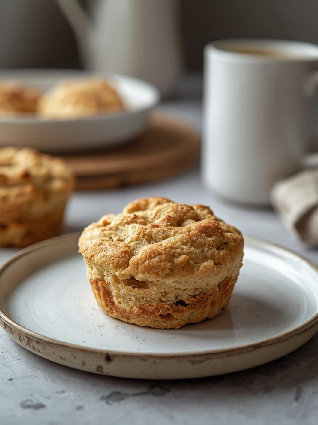 Sourdough Cinnamon Sugar Biscuit Muffins: Easy Morning Treats