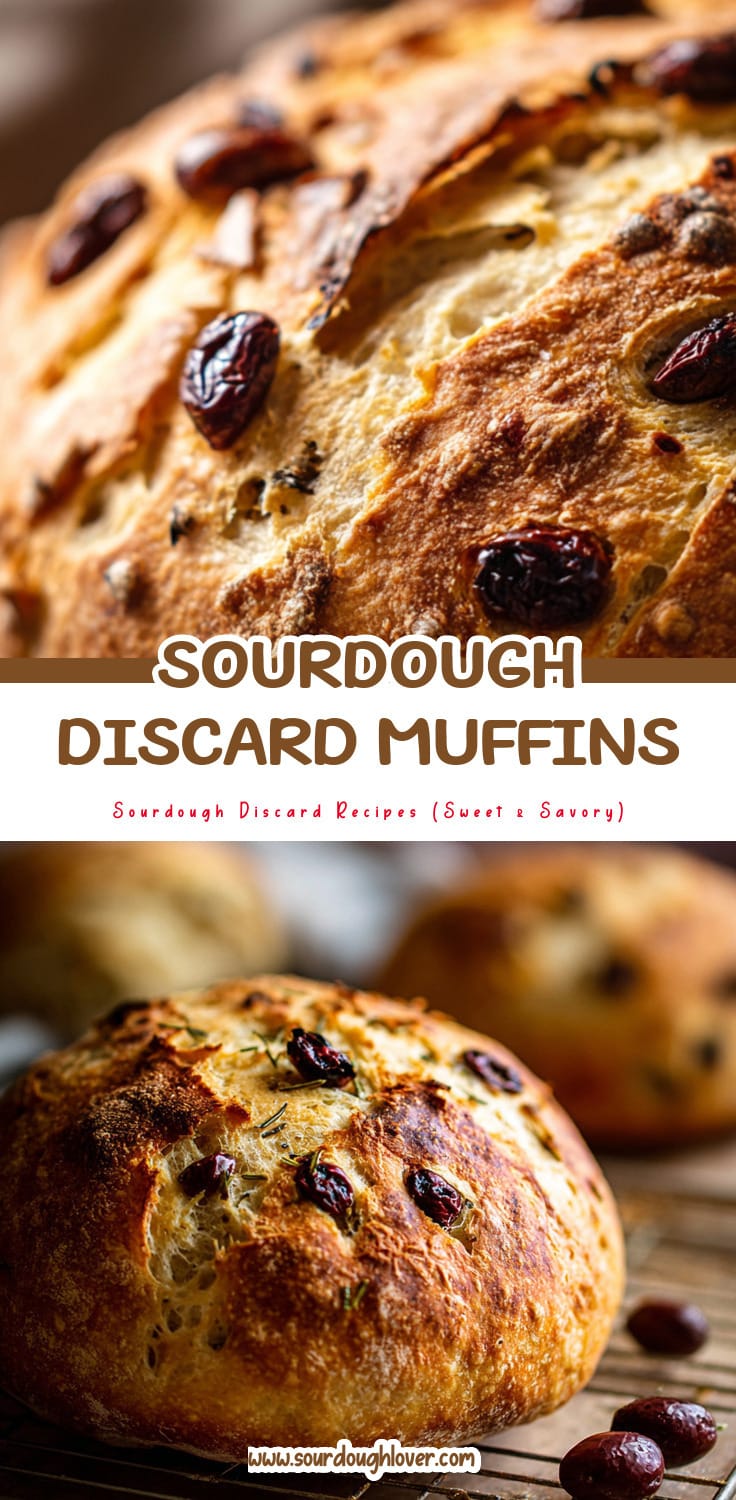 Sourdough Discard Garlic Herb Muffins (What Can I Make With Sourdough Discard)