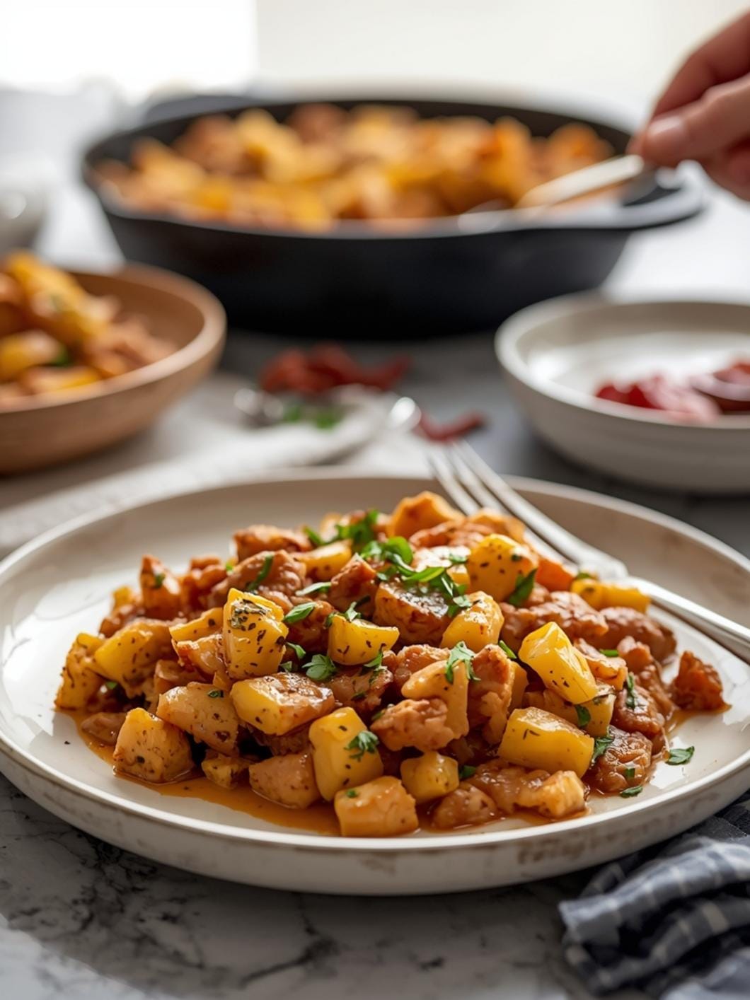 Sourdough Discard Herb Skillet Bread (Quick & Easy Recipe)