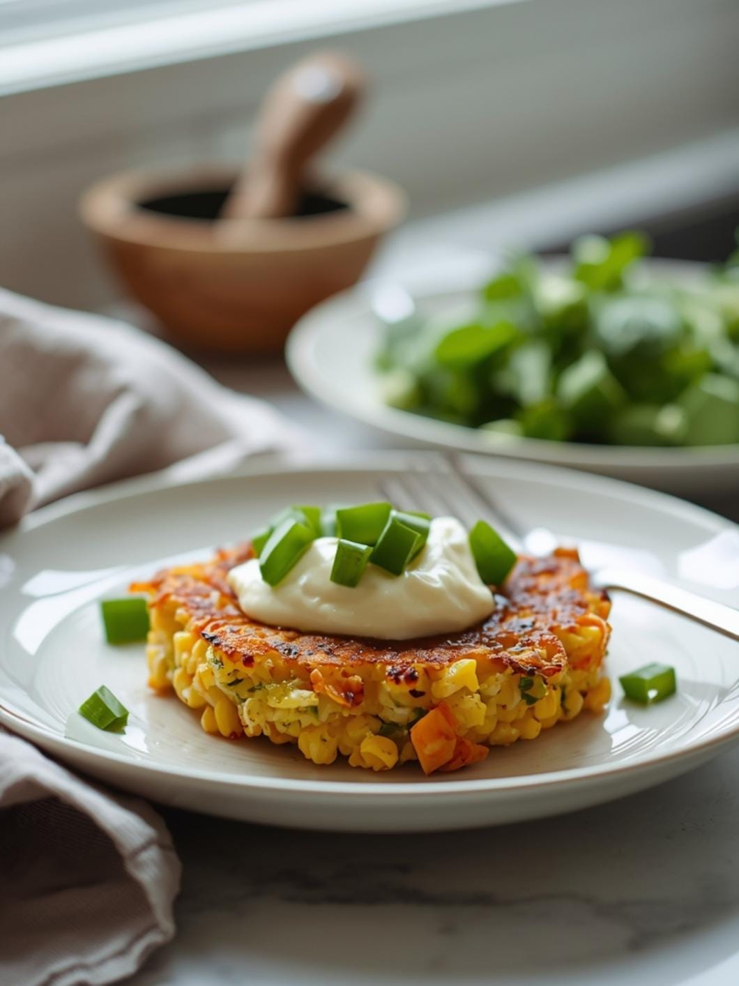Sourdough Discard Savory Corn Cakes for Easy Weeknight Meals