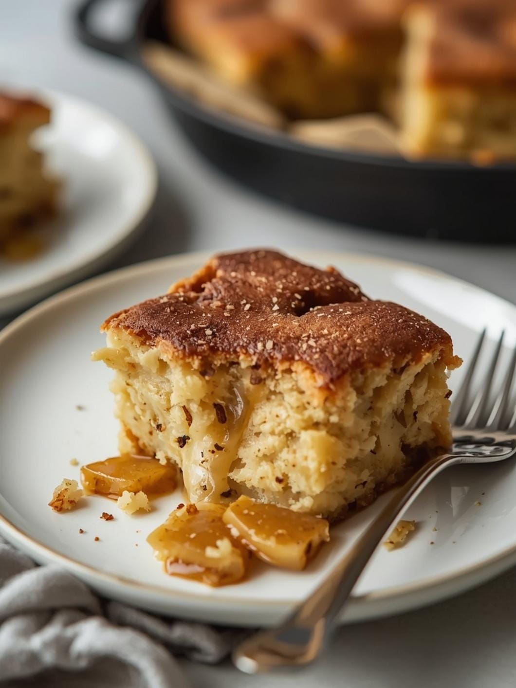 Sourdough Discard Vanilla Cinnamon Cake That's Perfect for Breakfast