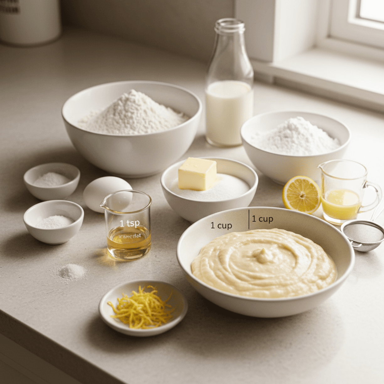 Sourdough Lemon Glaze Cake (Sourdough Discard Sweet Recipe)