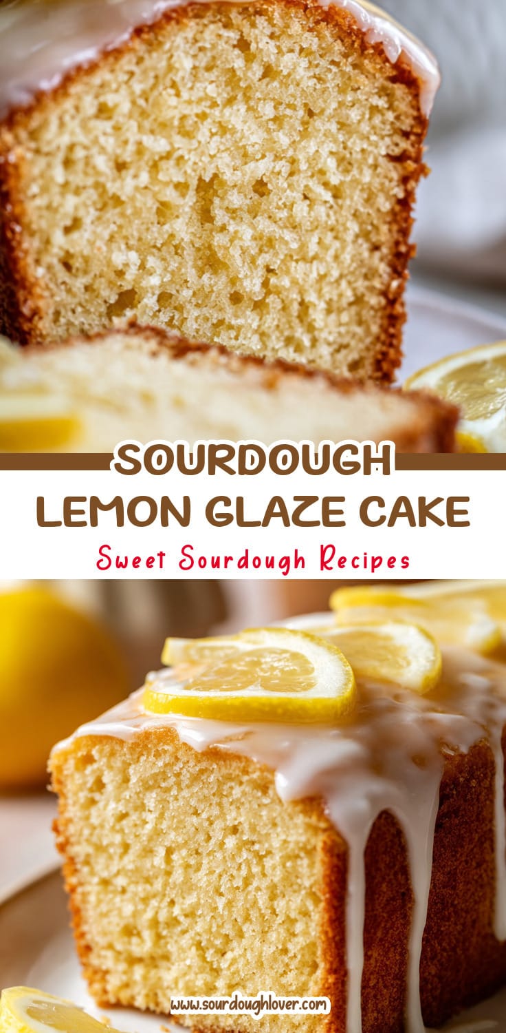 Sourdough Lemon Glaze Cake (Sourdough Discard Sweet Recipe)