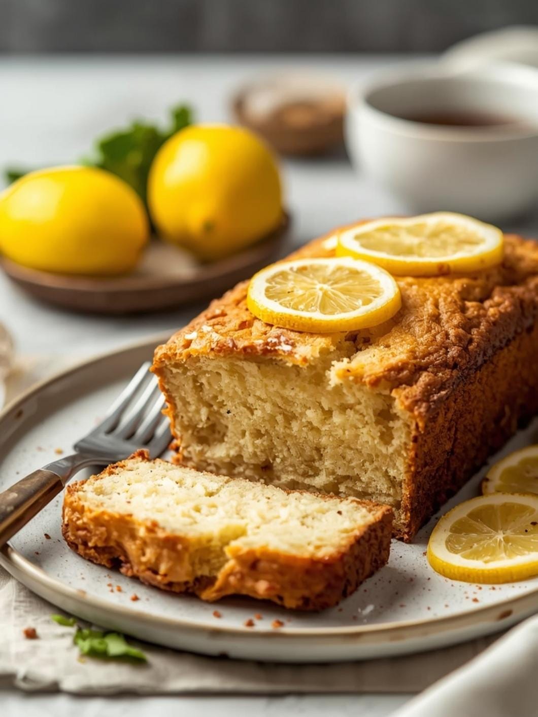Sourdough Lemon Loaf Cake That's Perfect for Gifting