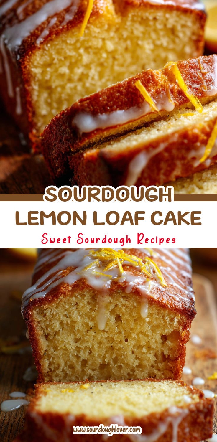 Sourdough Lemon Loaf Cake That's Perfect for Gifting