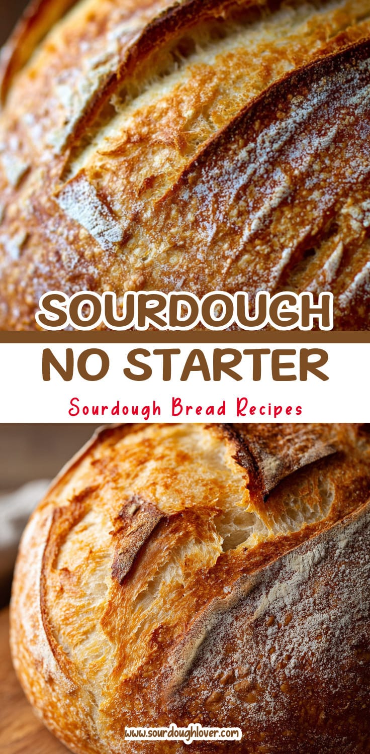 Beginner Sourdough Bread Recipe (No Starter Needed)
