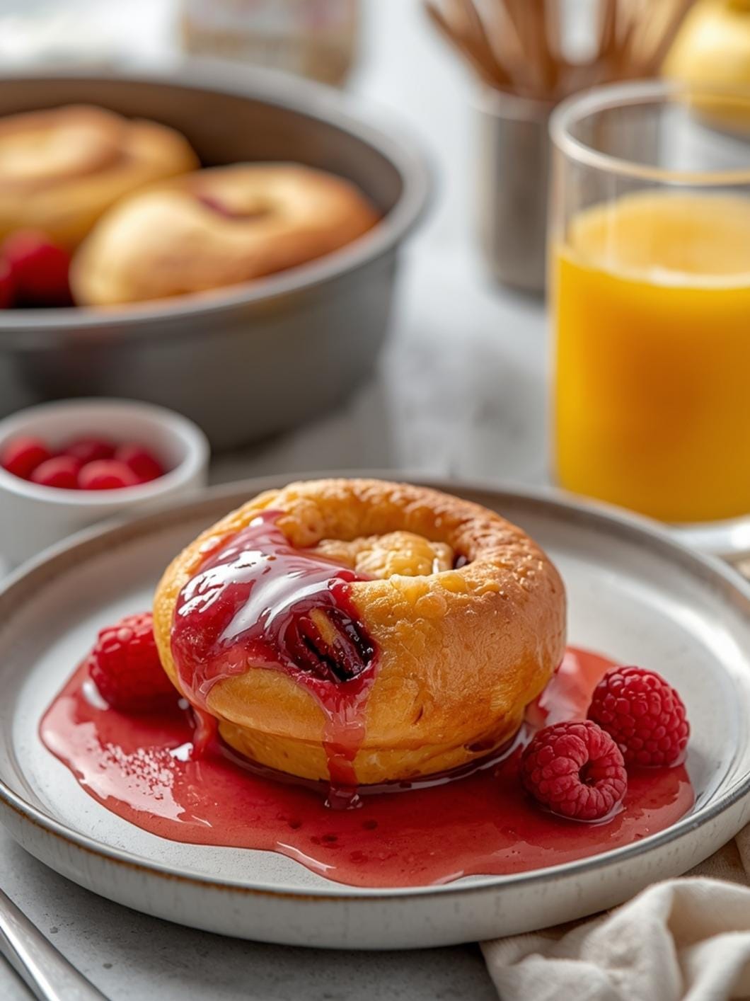 Sourdough Raspberry Rolls That Taste Like Sunshine