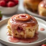 Sourdough Strawberry Sweet Rolls That Feel Like Comfort Food 12 =
