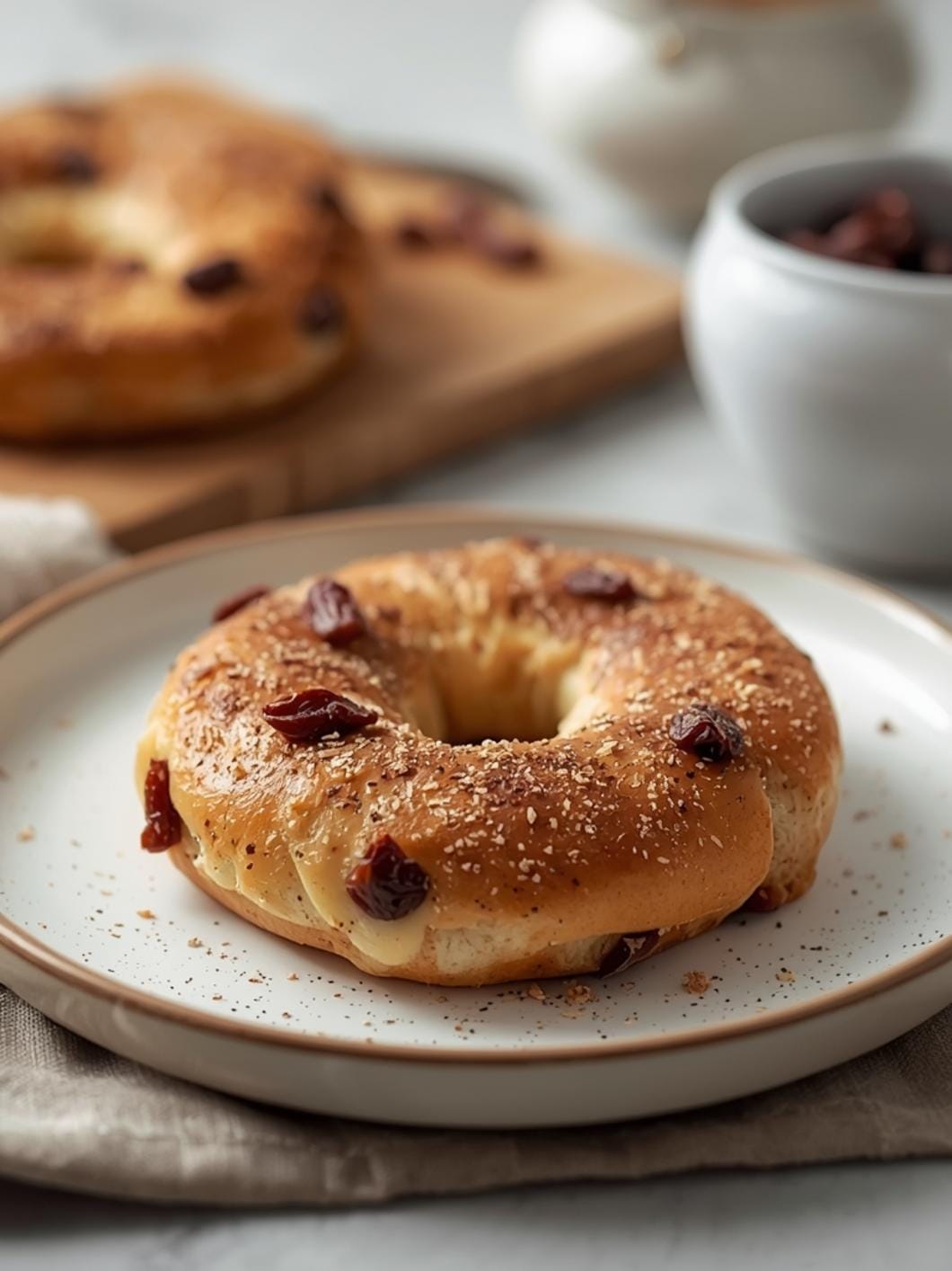 Sweet Sourdough Bagels: Homemade Cinnamon Raisin Bagels Recipe