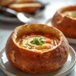 Thick Crust Sourdough Bread Bowls For Soup 12 =